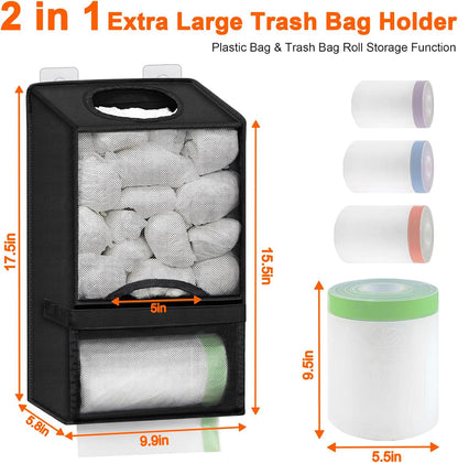 Wall-Mounted Plastic Bag Dispenser