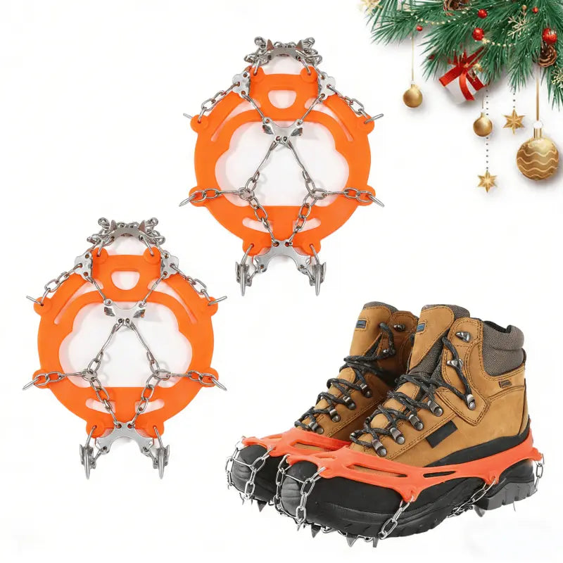 Universal Anti-Slip Ice Cleats for Shoes & Boots