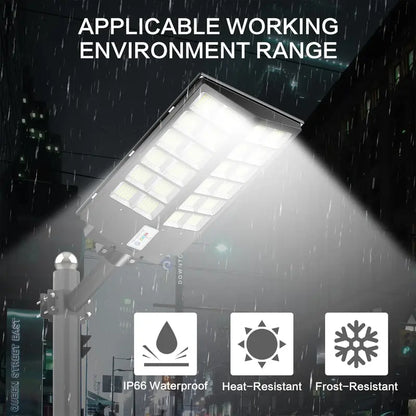 Solar Street Light Outdoor 3 Modes LED Motion Sensor Security Wall Lamp for Garden Yard Porch Decor