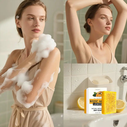 Honey Lemon Turmeric Natural Daily Moisturizing Body Soap