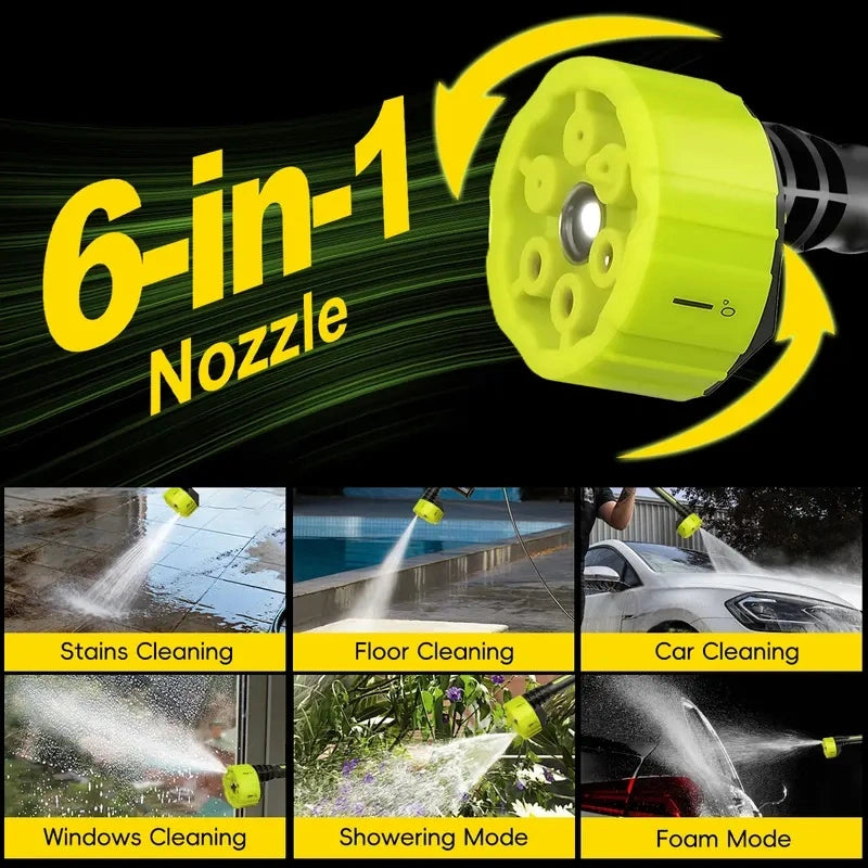 Cordless Pressure Washer and Single Port Charger Base