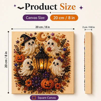 Spooky Cute Ghost 3D Diamond Painting Kit