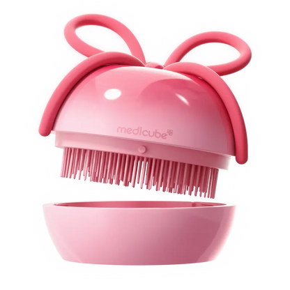 [NEW]Ribbon Cherry Glass Hair Brush