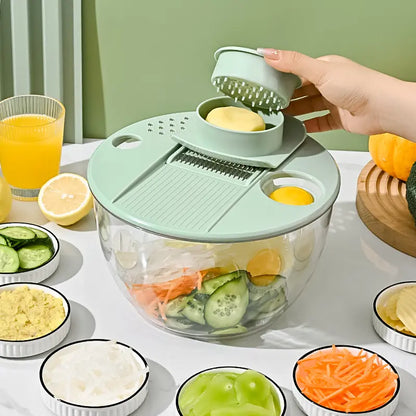 🥗 5.3-Quart Multi-Function Salad Spinner & Food Prep Bowl