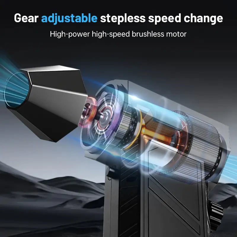 Powerful Cordless Miniaturized Portable Turbo Fan