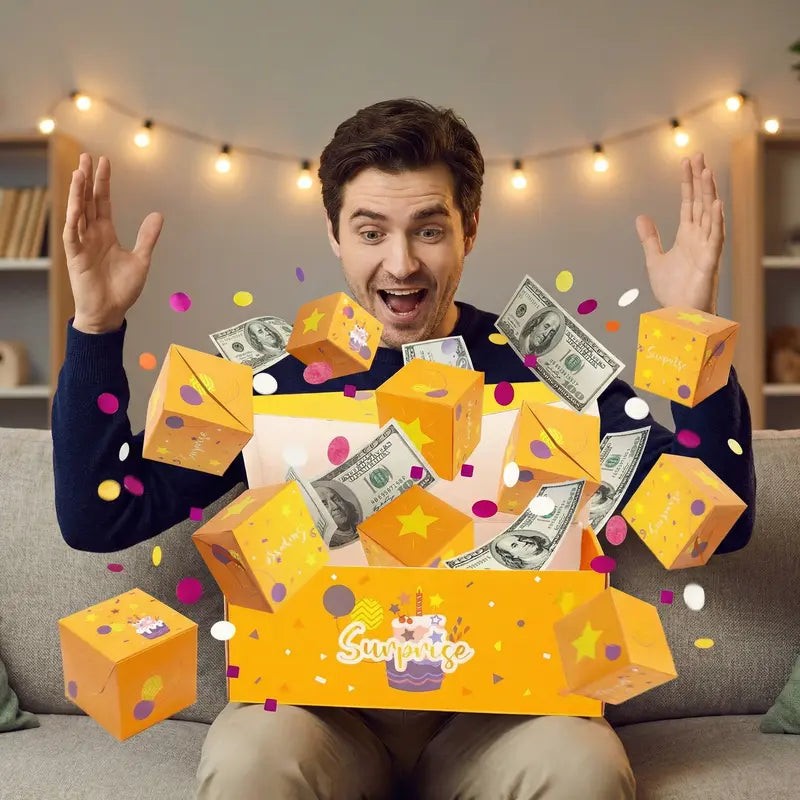 Surprise Explosion Cash Gift Box