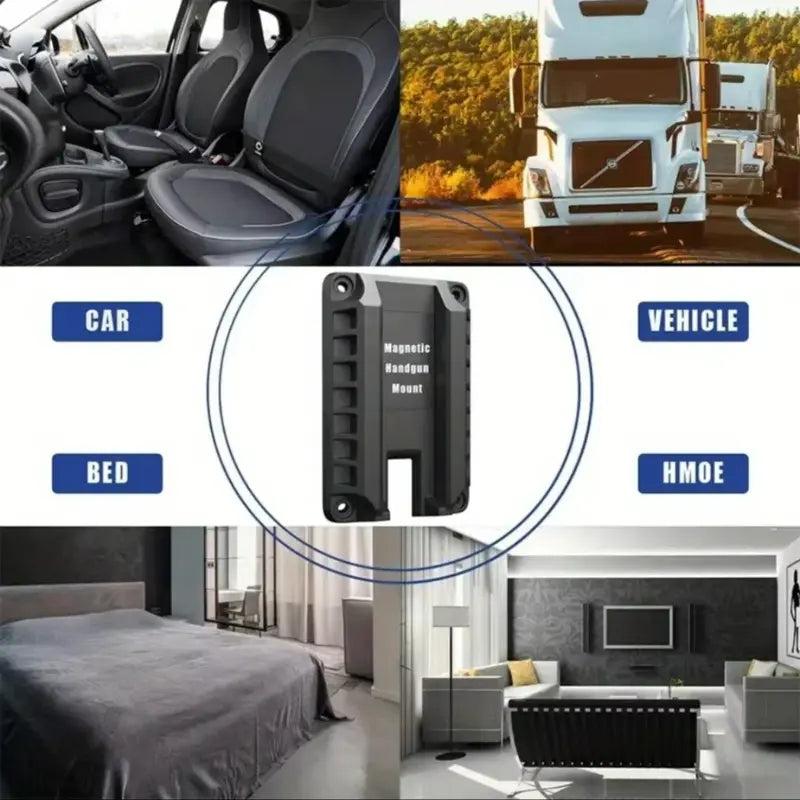 Magnetic Vehicle Firearm Mount Bracket