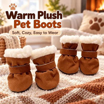 Soft Velvet Puppy Booties