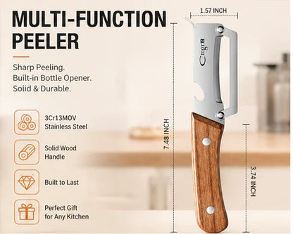 Multi-Functional Kitchen Vegetable Peeler 2-Pack