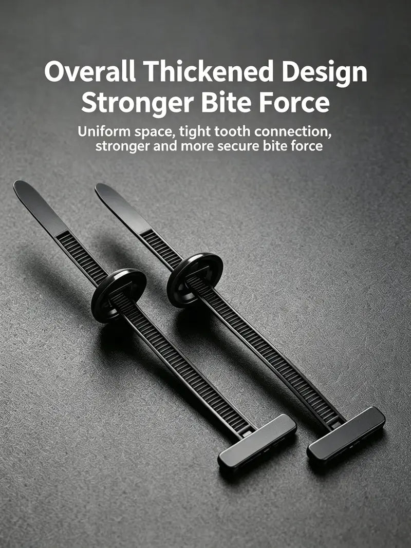 Piece Universal Nylon Cable-Tie Mounting Buckle Set