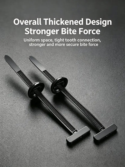 Piece Universal Nylon Cable-Tie Mounting Buckle Set