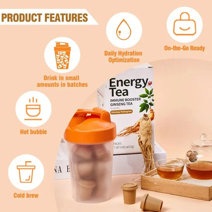 Freeze-Dried Ginseng Energy Tea