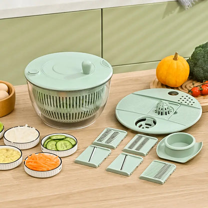 🥗 5.3-Quart Multi-Function Salad Spinner & Food Prep Bowl