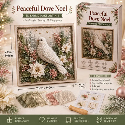 3D Christmas Poke Art Kit – DIY Holiday Wall Hanging Decoration