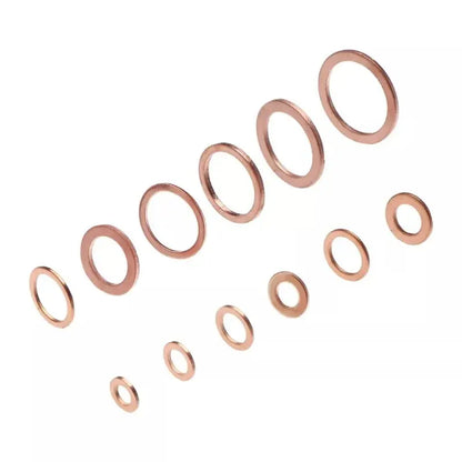 200-Piece Automotive Copper Sealing Washers Kit