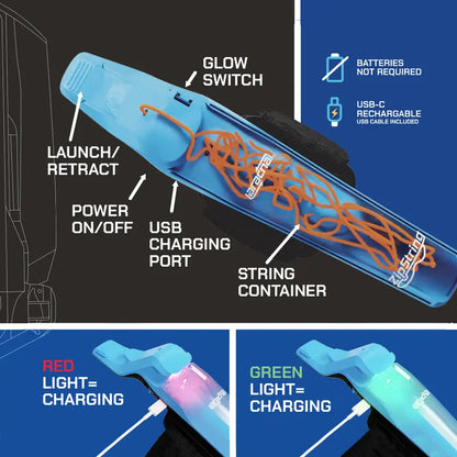 Aracna Rechargeable String Launcher Toy