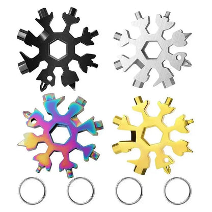 18-in-1 Stainless Steel Snowflake Multi-Tool
