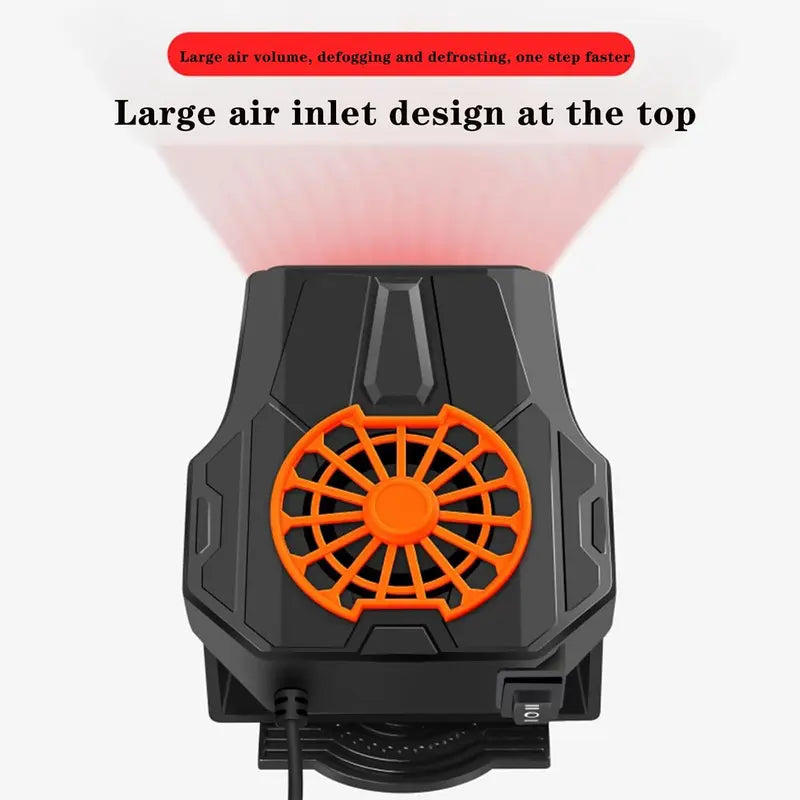 12V 2-in-1 Portable Car Heater & Cooling Fan