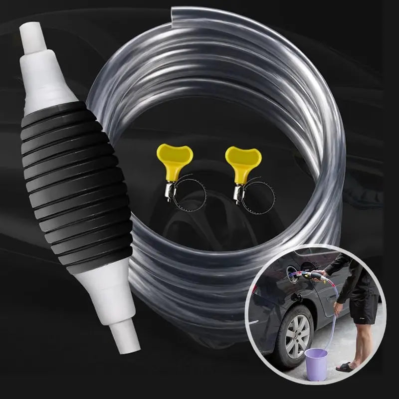 2-in-1 Manual Oil & Fluid Transfer Siphon Pump