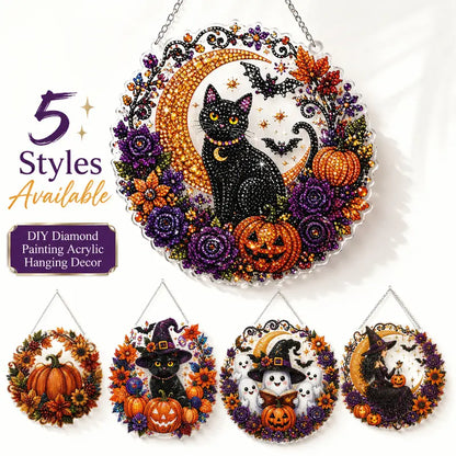 Halloween Christmas DIY Diamond Painting Suncatcher Kit