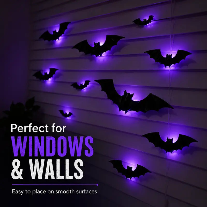 Halloween 3D LED Wall Light Set