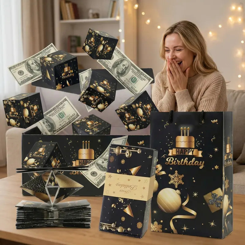 Surprise Explosion Cash Gift Box