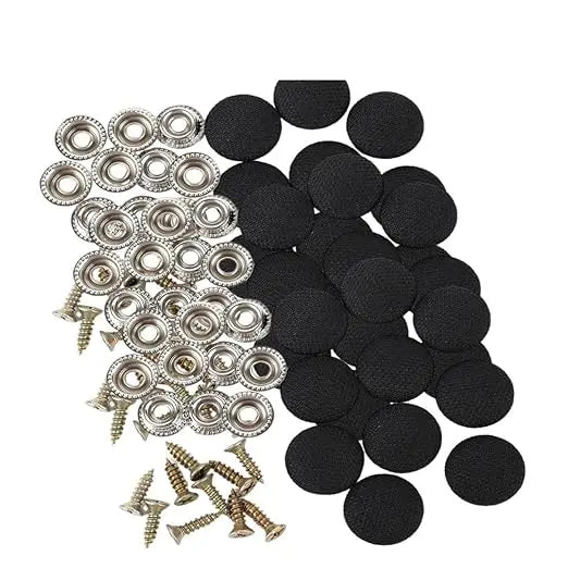 50-Pack Fabric-Covered Car Headliner Repair Buttons