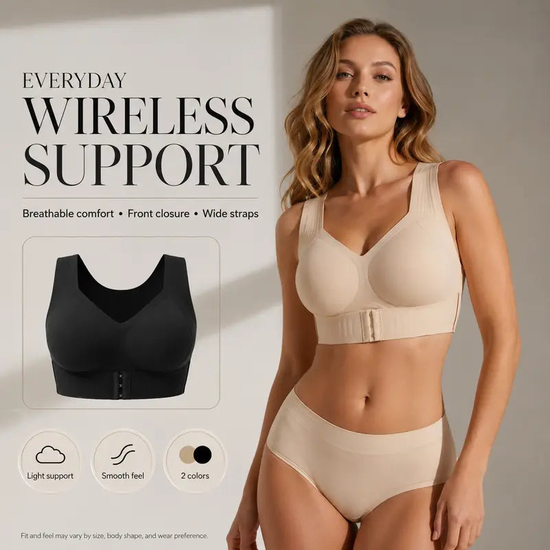【Postural correction】Women’s Beige Wireless Bra