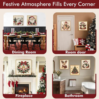 🎄 Frameless 3D Beaded Christmas Diamond Painting