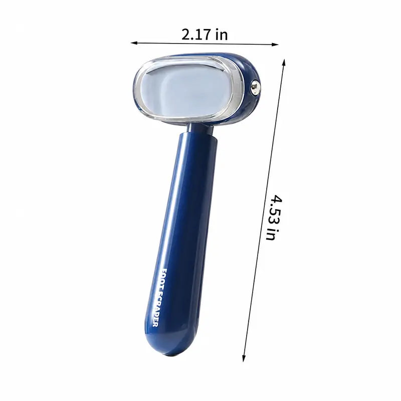 Dual-Sided Stainless Steel Foot Callus Remover & Pedicure Scraper