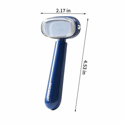 Dual-Sided Stainless Steel Foot Callus Remover & Pedicure Scraper