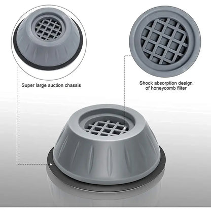 4/8 PCS Shock‑Proof Washing Machine Foot Pads
