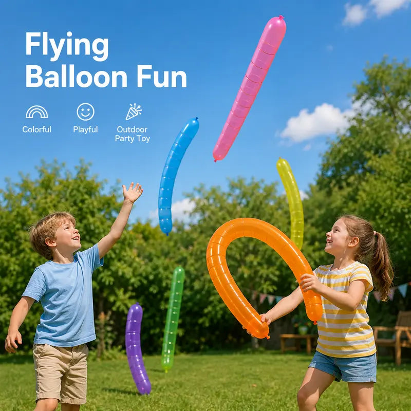 Rocket Balloons Flying Balloon Set with Hand Pump