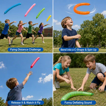 Rocket Balloons Flying Balloon Set with Hand Pump
