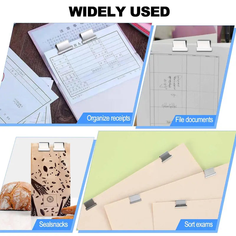 2-Piece Portable Paper Clam Dispenser Set