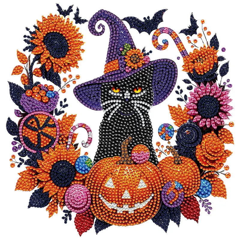 Halloween Christmas DIY Diamond Painting Suncatcher Kit