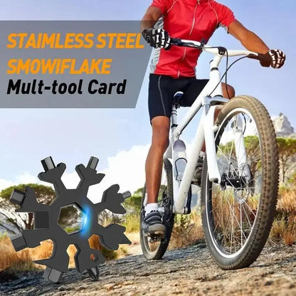 18-in-1 Stainless Steel Snowflake Multi-Tool
