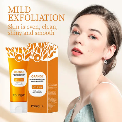 Orange Exfoliating Gel, Moisturizer Face Body Scrub Gel