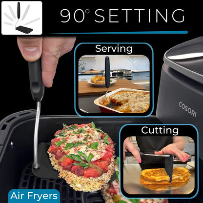 7-Angle Adjustable Spatula with 2 Replaceable PPSU Heads