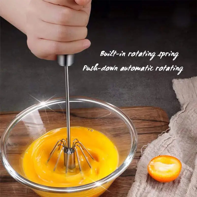 Semi-Automatic Stainless Steel Rotary Whisk