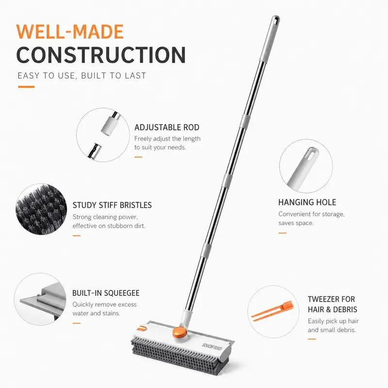 3-in-1 Floor Scrub Brush