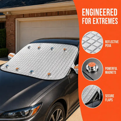 Thick Quilted Car Windshield Snow & Frost Cover