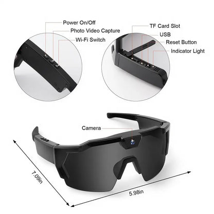 Camera Sunglasses for Sports & Outdoor Adventures