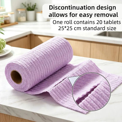 20 PCS Tearable Antibacterial Cleaning Cloths