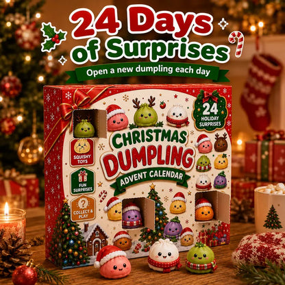 Christmas Advent Calendar 2026 – 24 Dumpling Squishy Toys