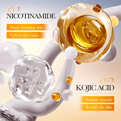 Turmeric Kojic Acid Cleansing Pads – 50Pcs Disposable Daily Face Wash for Oil Control & Brightening