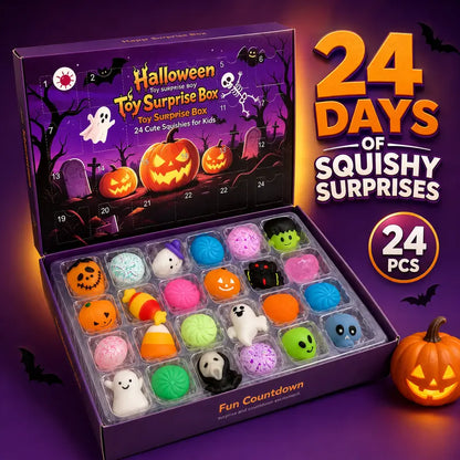 24-Piece Halloween Squishy Countdown Surprise Box