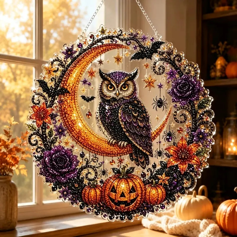 Halloween Christmas DIY Diamond Painting Suncatcher Kit
