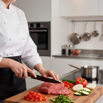 19-Piece Silicone Wood Handle Utensil Set