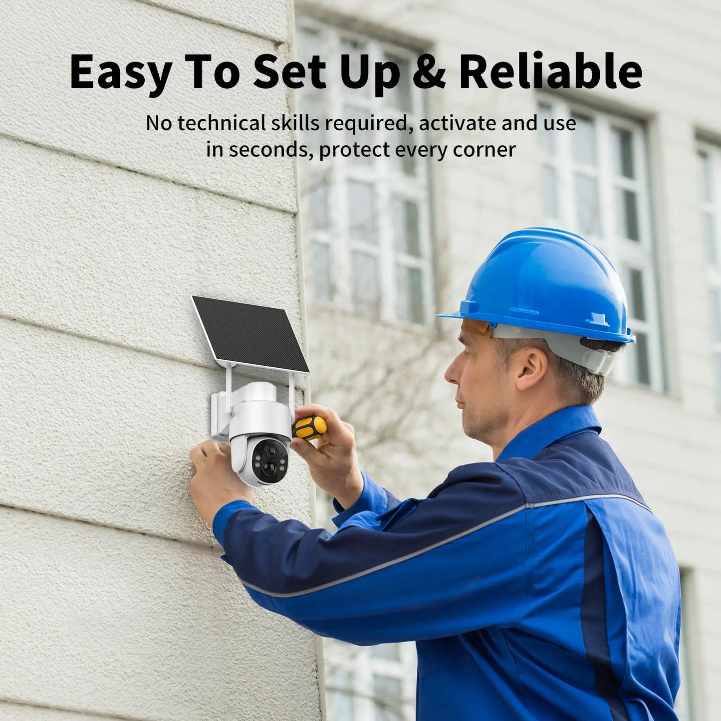 Solar Powered 4G Security Camera